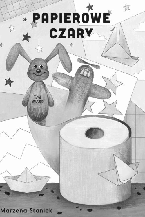 Papierowe czary – zabawy ruchowe do wierszy i piosenek – okładka książki